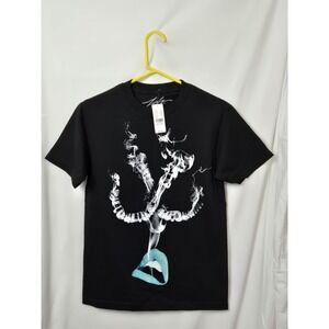 PacSun tshirt black sz small NWT Jus Liv'n In JSLV